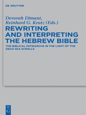 cover image of Rewriting and Interpreting the Hebrew Bible